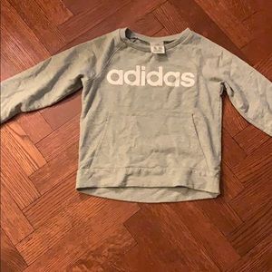 Grey adidas sweatshirt